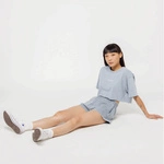 Kaotiko CROP TOP WASHED STEEL