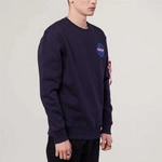 Alpha Industries SPACE SHUTTLE SWEATER REP BLUE
