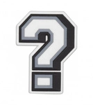 Crocs JIBBITZ Question Mark