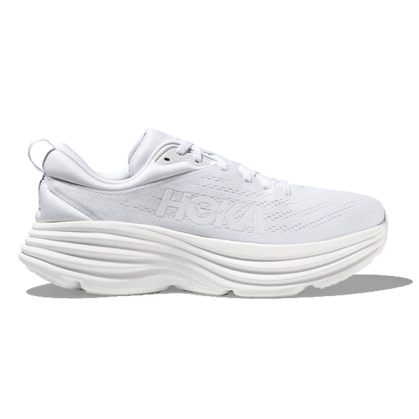 HOKA Bondi 8 Men's Running Shoes White / White