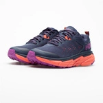 HOKA Challenger ATR 6 Women's Trail Running Shoes Black Iris / Hot Coral