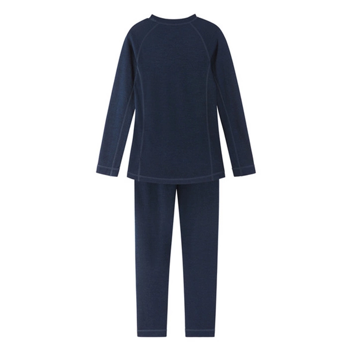 Reima kids' wool thermal underwear set Taitoa navy 5200030C