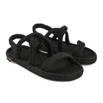 Bohonomad Bahamas Rope Sandal - Black