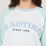 Kaotiko CREW AROA SWEATSHIRT GREEN