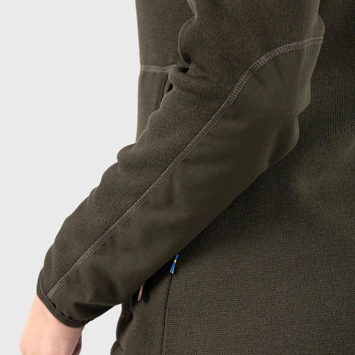 Fjallraven Ovik Fleece Hoodie W F89516-662 Deep Forest