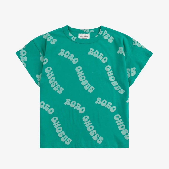 BOBO CHOSES Wavy Bobo Choses all over T-shirt