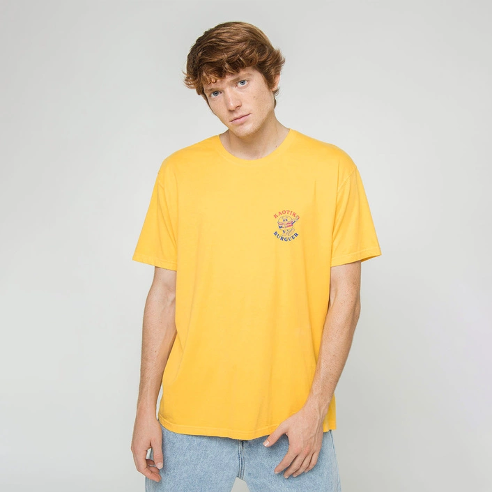 Kaotiko WASHED BURGUER T-shirt