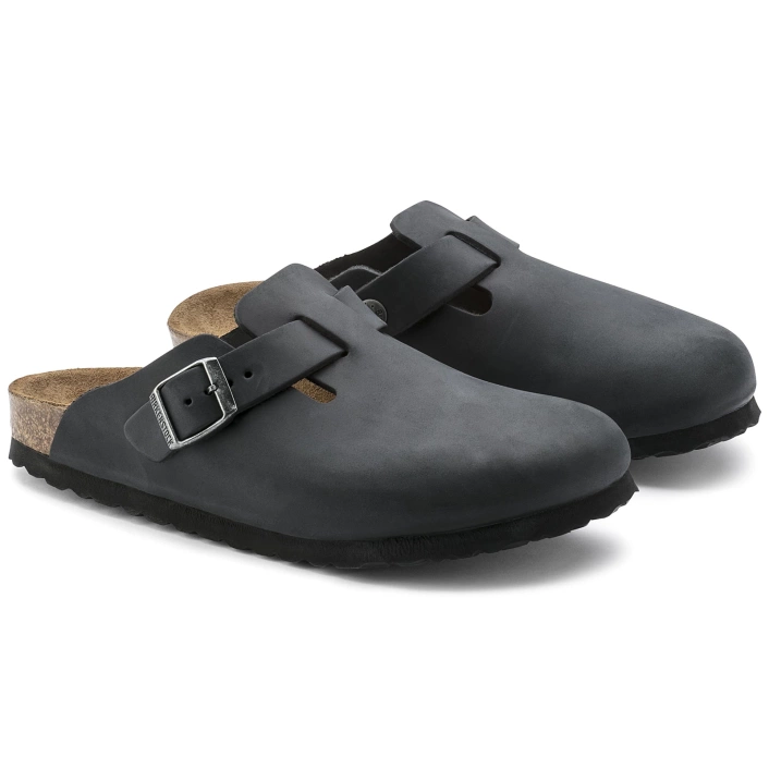 Birkenstock Boston NU Oiled Black 59461