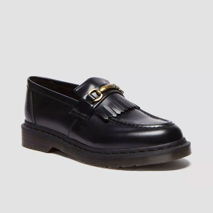 Dr. Martens Adrian Snaffle Smooth Leather Tassel Loafers 32102001