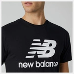 New Balance SS T-SHIRT ESSENTIALS STACKED LOGO BLACK