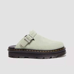 Dr. Martens Platform Mules Zebzag Slingback Suede Green 31937300