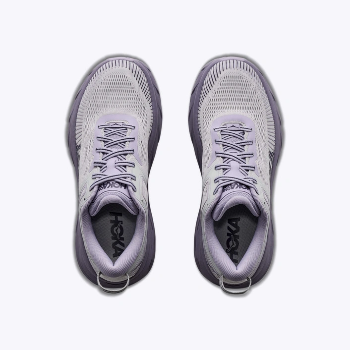 HOKA Bondi 7 Women's Running Shoes Stardust/Mellow Lilac