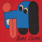 BOBO CHOSES Doggy Mate jacquard jumper RED