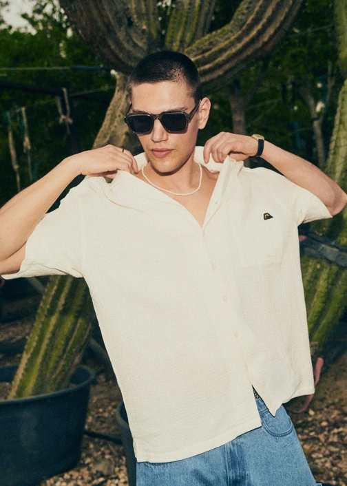 Coalition CLTN BERGO Men's Shirt – off white