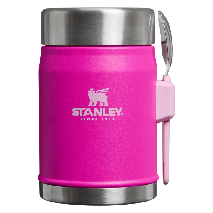 Stanley Termos obiadowy ze sztućcem Classic 0,4 L Violet Blossom