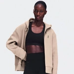 On Women's Focus Tech Zip Hoodie Desert 1WF30370603