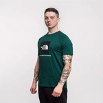 The North Face S/S Raglan Red Box Tee NIGHT GREEN