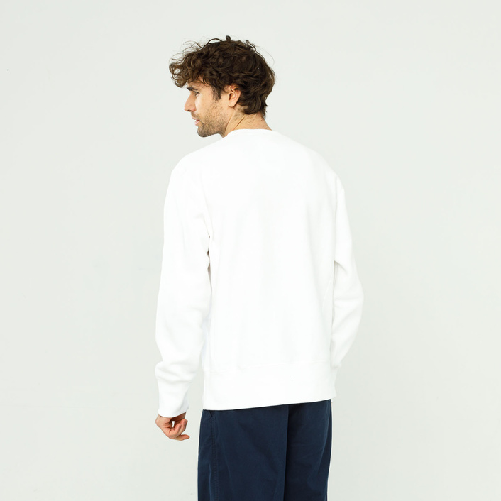 Champion Reverse Weave Crewneck Sweatshirt WHITE