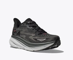 HOKA Clifton 9 Men's Running Shoes Black / Outer Orbit