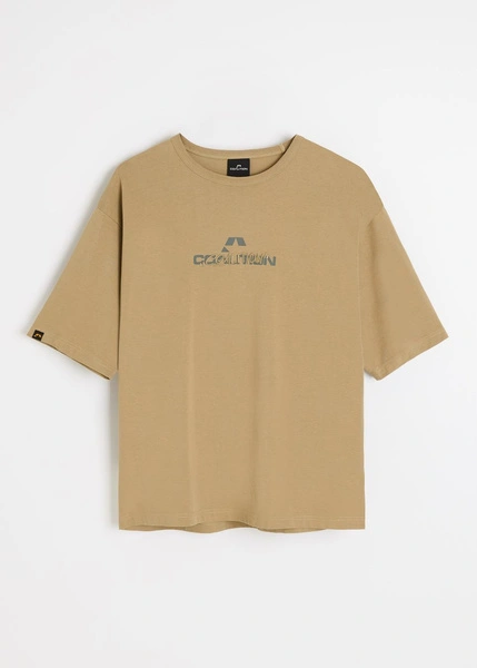 Coalition CLTN SK8 03 Men's T-shirt – beige