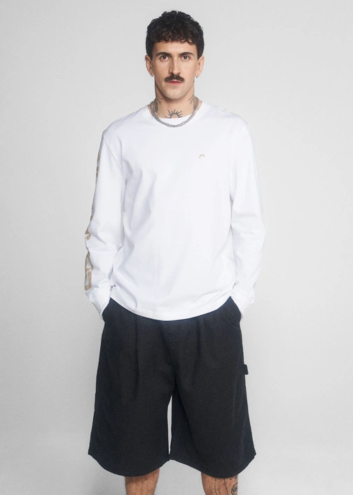 Coalition CLTN SK8 LG Men's Long Sleeve T-shirt – white