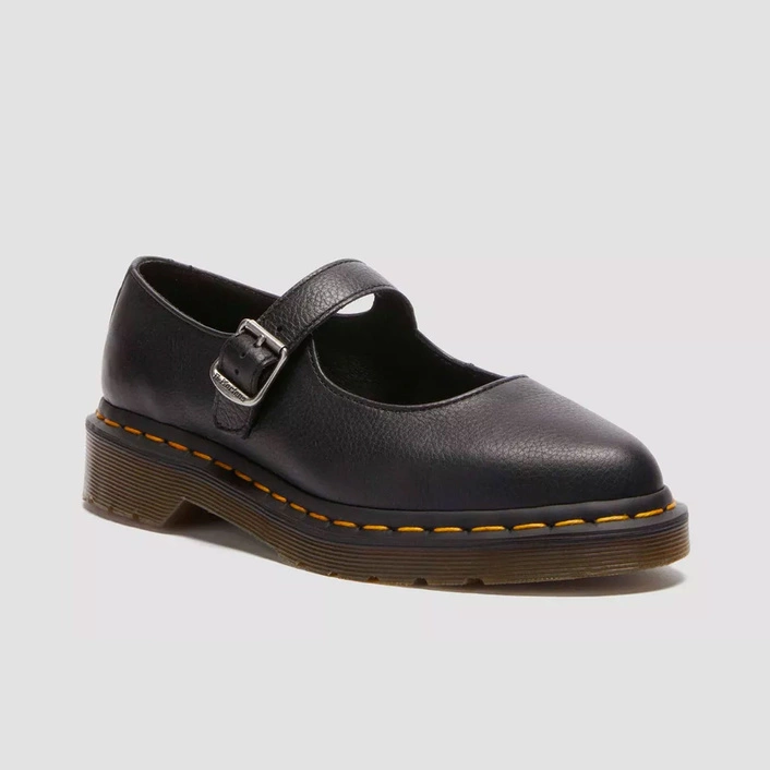 Dr. Martens Mary Jane Ballet Flats Elphie Virginia Women's Black 40685001