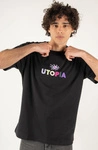 Kaotiko Utopia Black T-shirt AP032-02-G002