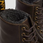 Dr. Martens fur-lined boots 1460 Grizzly olive 31873538