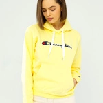Champion WMNS ORGANIC COTTON BLEND SCRIPT LOGO HOODIE YELLOW