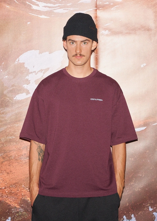 Coalition CLTN BJERG Men's T-shirt – plum