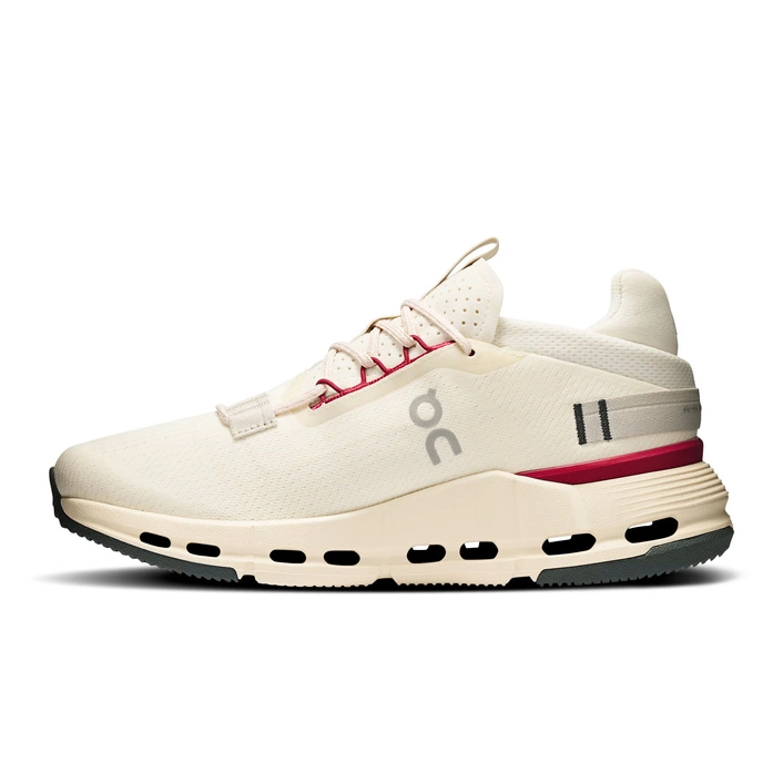 On CLOUDNOVA 2 ivory-grenadine 3WE30224038