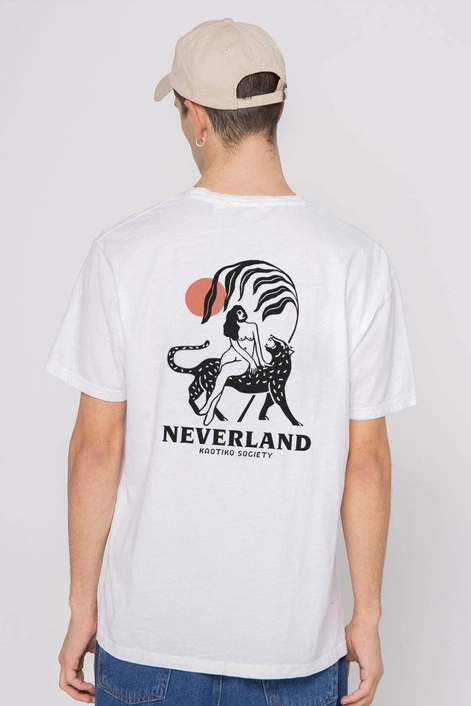 Kaotiko White Neverland Washed T-shirt