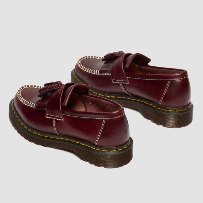 Dr. Martens Adrian Ben Cherry Red Orleans Loafers 42849600