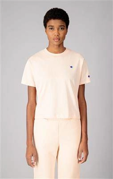 Champion WMNS C LOGO CROPPED T-SHIRT Prairie Sunset