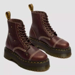 Dr. Martens women's platform boots Sinclair Flower Grizzly dark brown 42818200