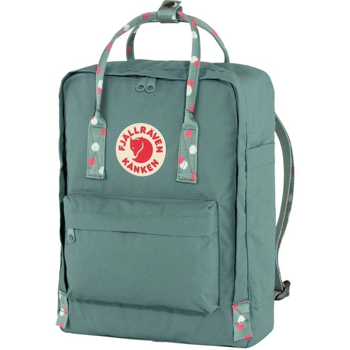 Fjallraven Plecak Kanken F23510-664-916 Frost Green-Confetti Pattern