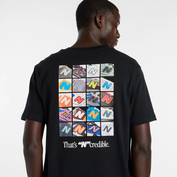 New Balance Black T-shirt N Collage MT6161TQBK