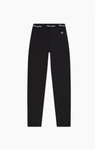 Champion WMNS SCRIPT LOGO WAIST ZIP DETAIL LEGGINGS BLACK