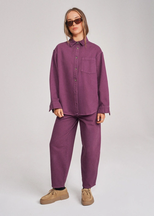 Coalition CLTN HIGHLAN Women's Shirt – plum