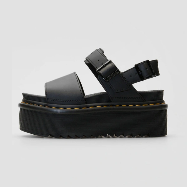 Dr. Martens Platform Sandals Voss Quad Women's Black 26725001
