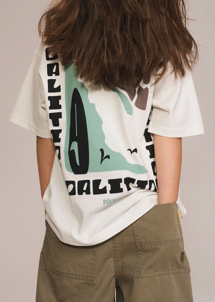 Coalition CLTN K CHECK Kids' T-shirt – off white