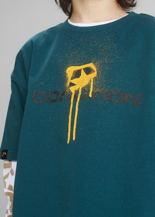 Coalition CLTN SK8 K 04 Kids' T-shirt – turquoise