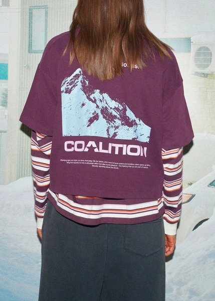 Coalition CLTN OTIS Women's T-shirt – plum