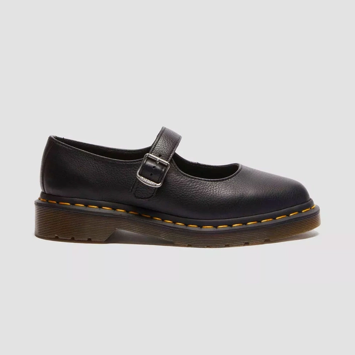 Dr. Martens Mary Jane Ballet Flats Elphie Virginia Women's Black 40685001