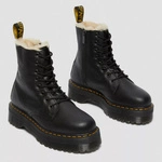 Dr. Martens fur-lined platform boots Jadon Pisa black 25637001