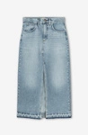 Kaotiko Long Denim Skirt AN039-01-K002 
