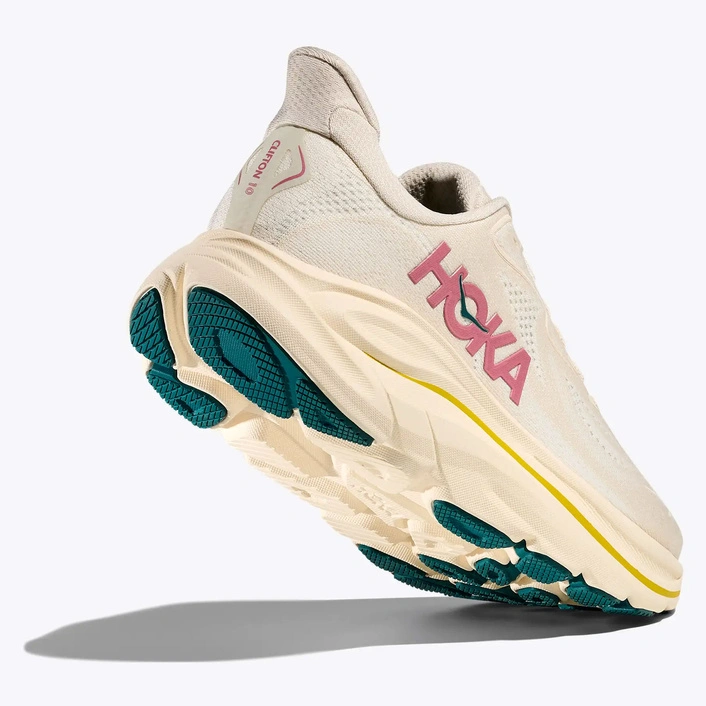 HOKA Clifton 10 Women's Running Shoes Birch / Alabaster
