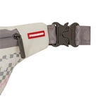 Sprayground Cream Check Shark Central Crossbody 910B7485NSZ