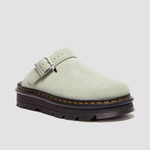 Dr. Martens Platform Mules Zebzag Slingback Suede Green 31937300