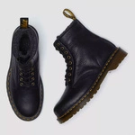 Dr. Martens fur-lined boots 1460 Grizzly black 31873001